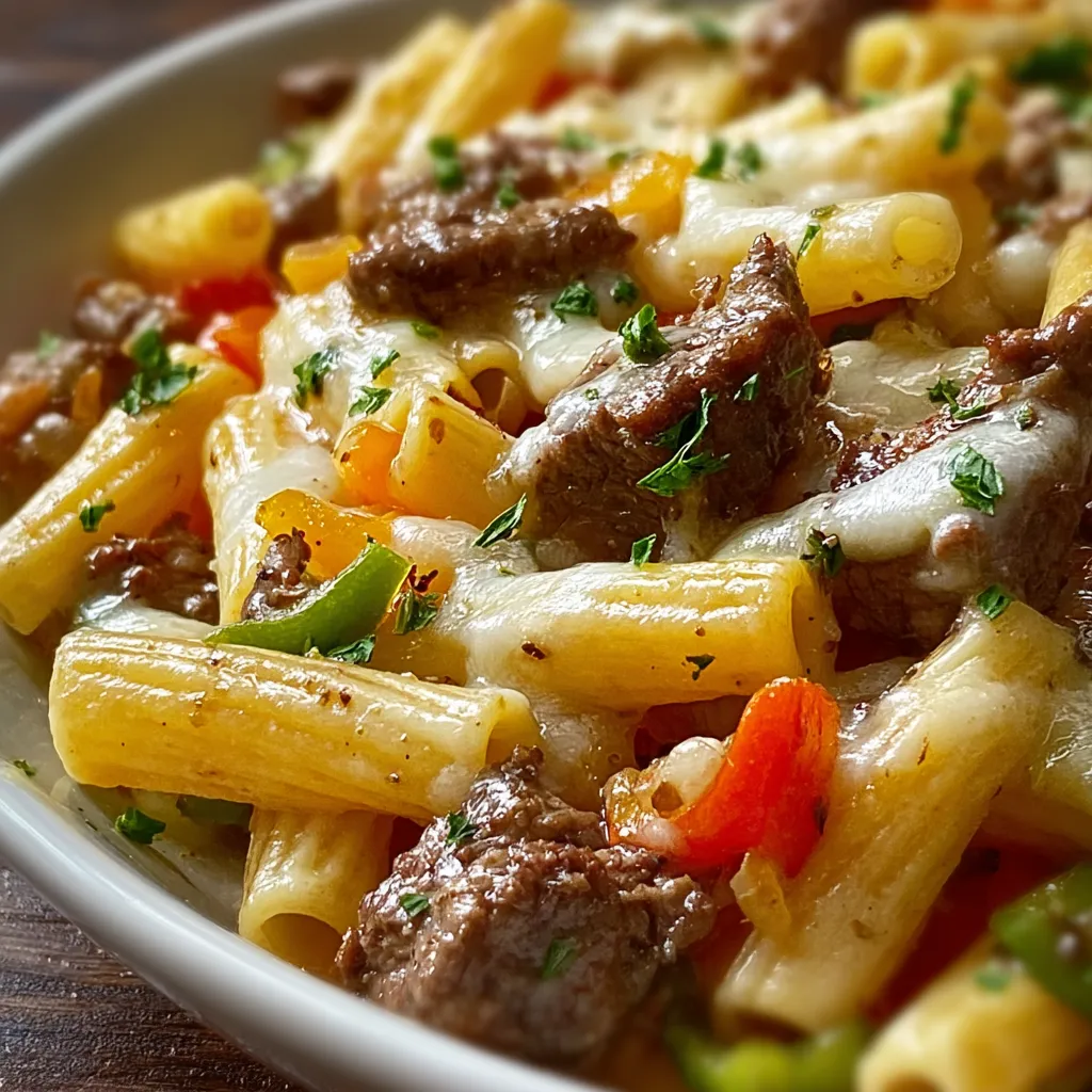 Alt text for second content image about Philly Cheese Steak Pasta