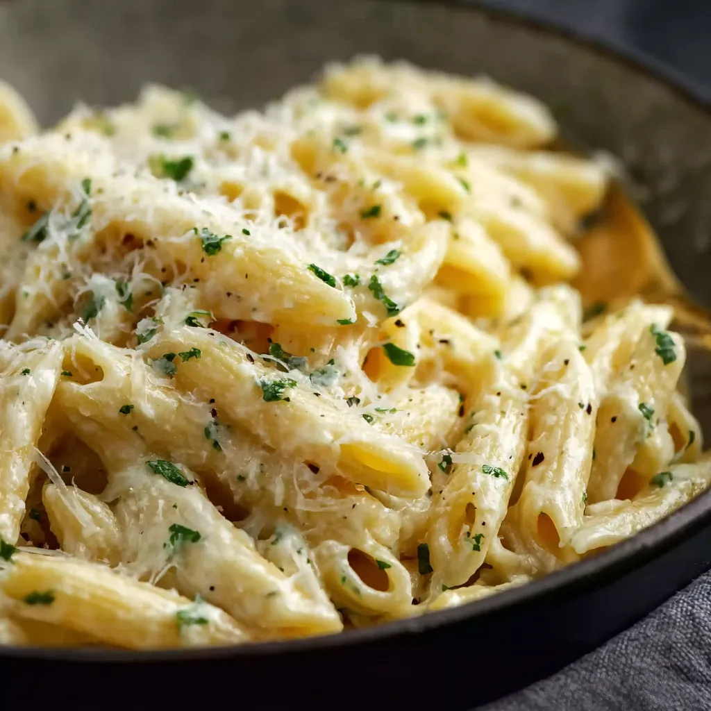 Alt text for second content image about Creamy Garlic Pasta