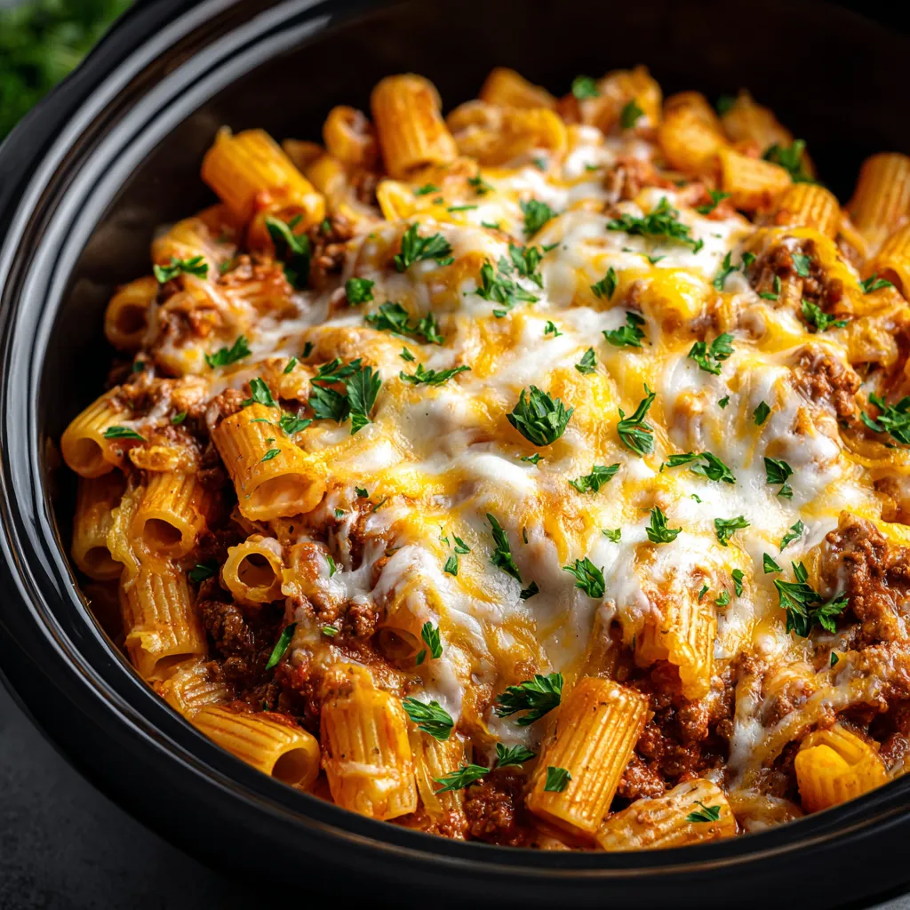 Alt text for second content image about Crockpot Taco Pasta