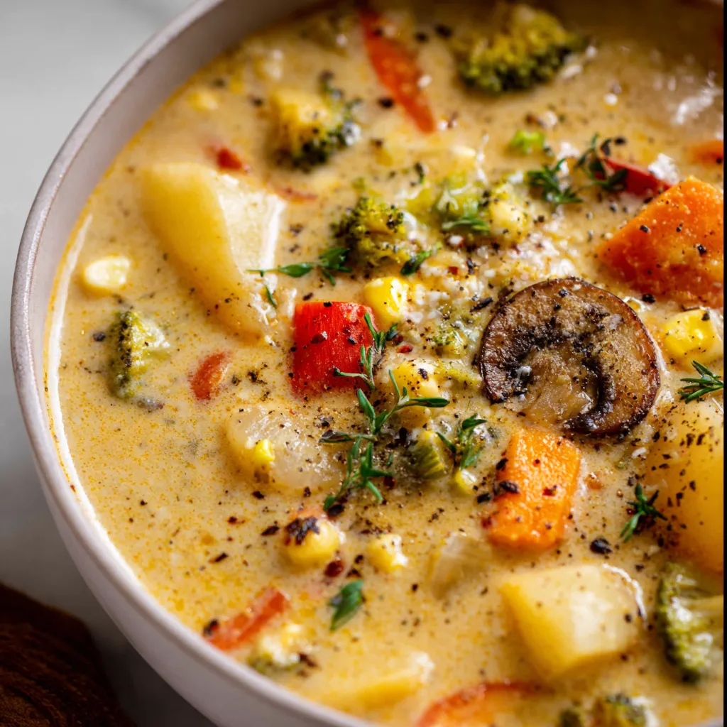 Alt text for second content image about Creamy Vegetable Soup