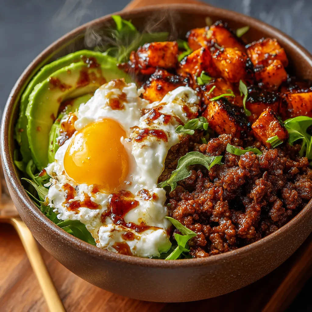 Alt text for second content image about Ground Beef Hot Honey Bowl