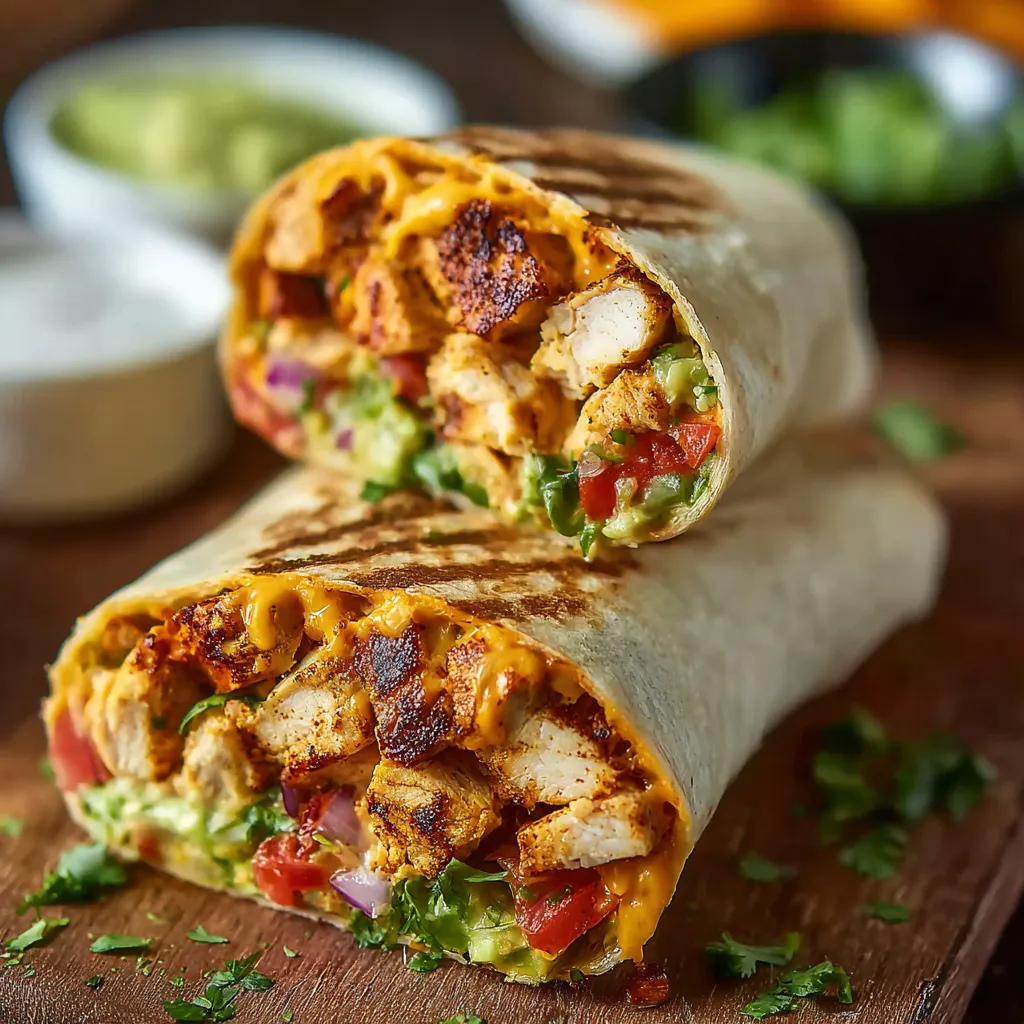 A close-up shot of a freshly baked Garlic Butter Chicken Rice Casserole shows the creamy texture and golden-brown top.