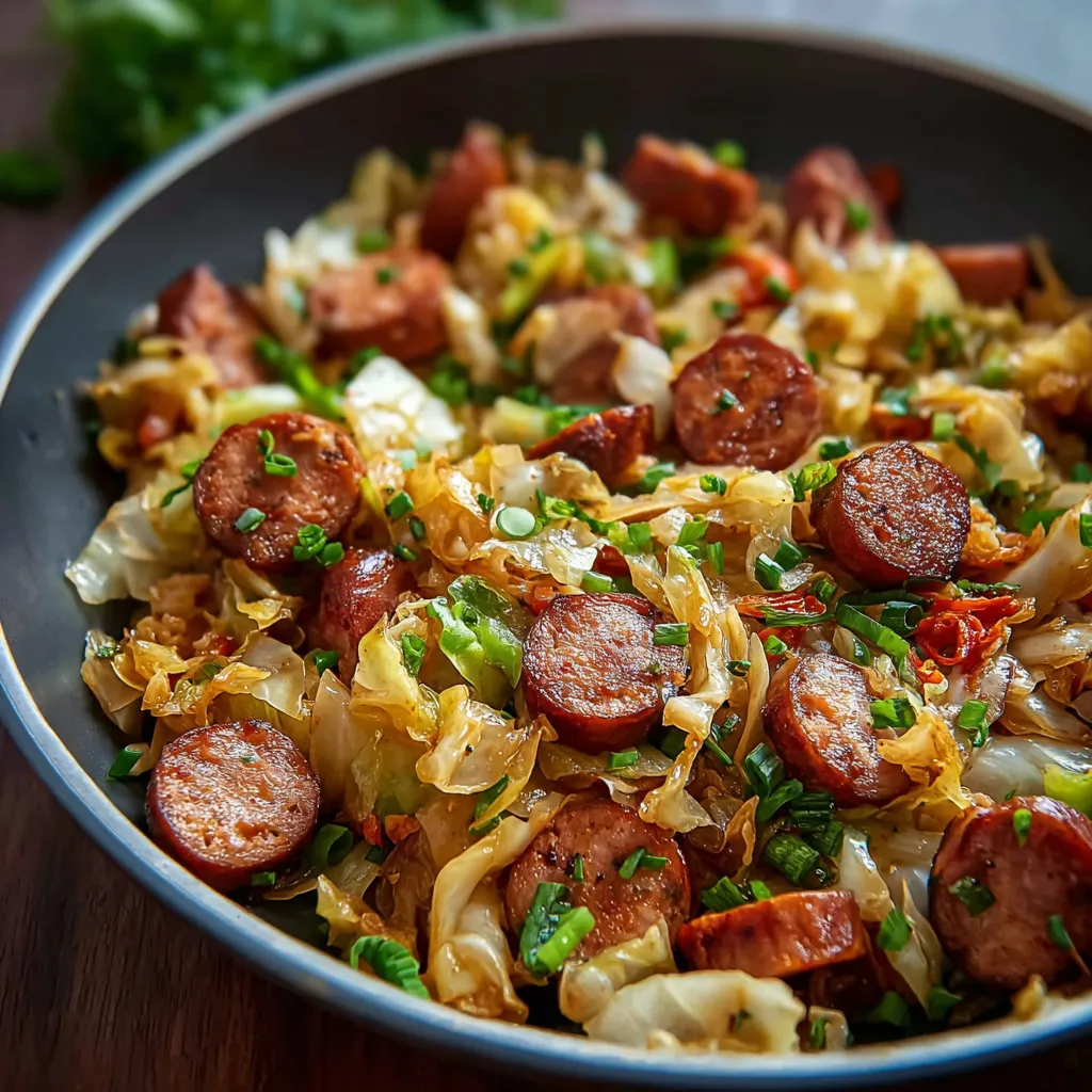 Alt text for second content image about Sausage And Cabbage Stir Fry