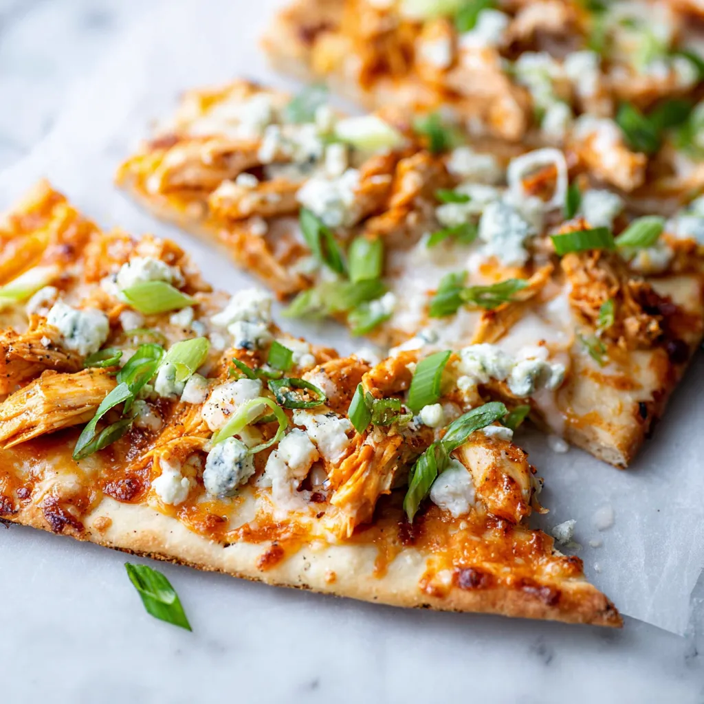 AMAZING EASY BUFFALO CHICKEN FLATBREAD KELSEY KUNIK RDN