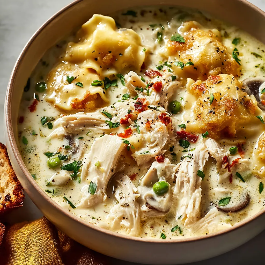 AMAZING WHITE CHICKEN LASAGNA SOUP