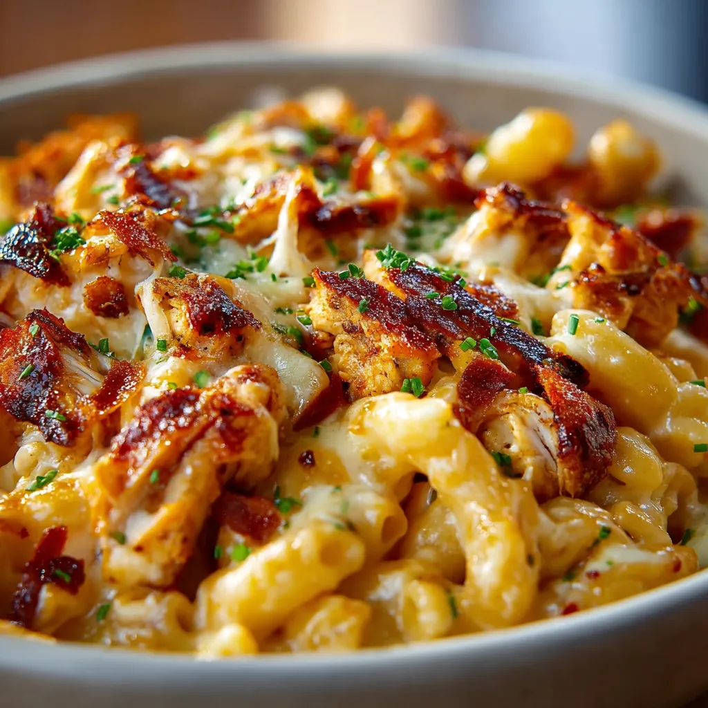 BBQ CHICKEN MAC AND CHEESE ULTIMATE