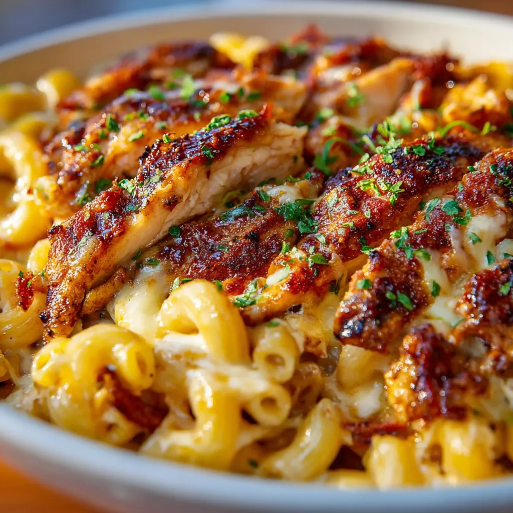 BEST BBQ CHICKEN MAC AND CHEESE