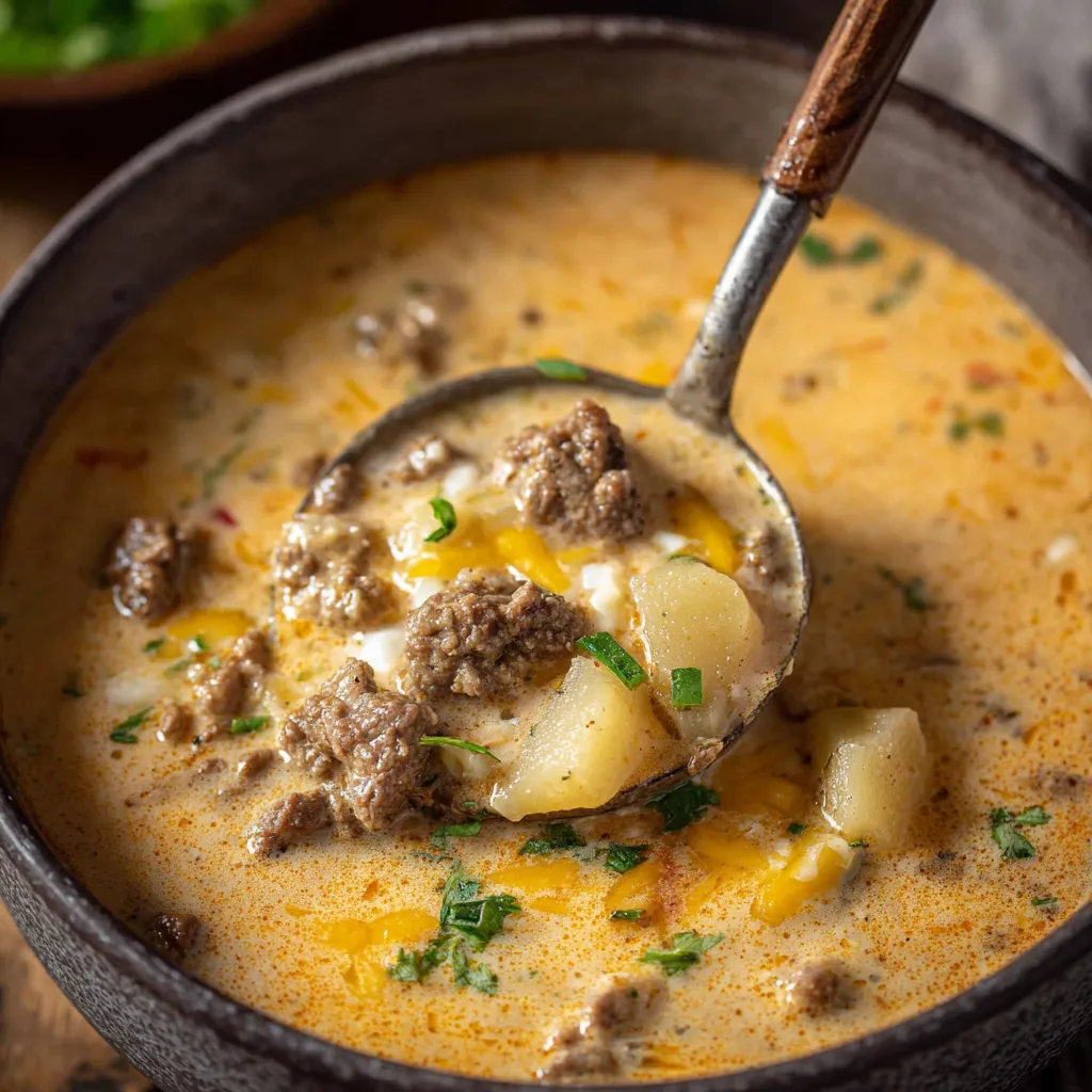 BEST BEEF & POTATO SOUP