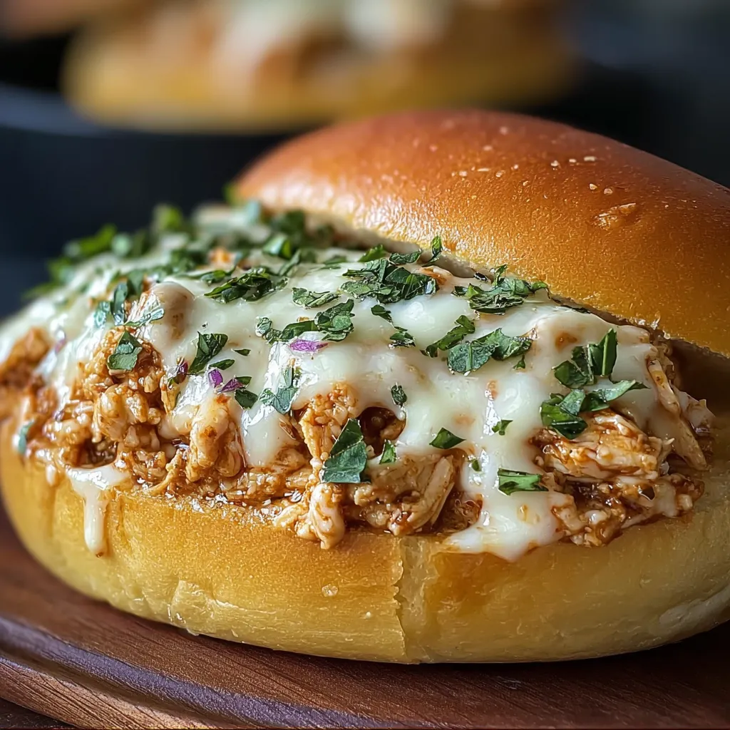 CHICKEN ALFREDO SLOPPY JOES ULTIMATE