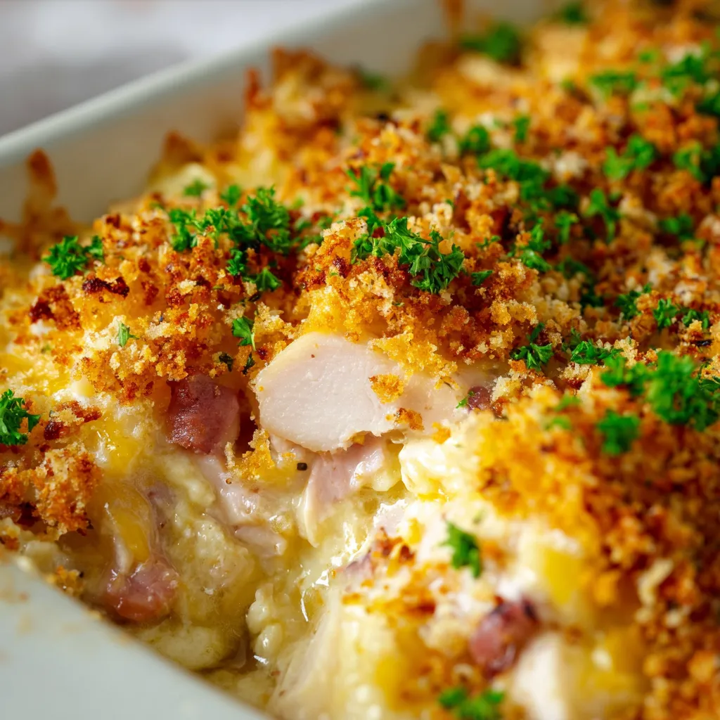 CHICKEN CORDON BLEU CASSEROLE EASY