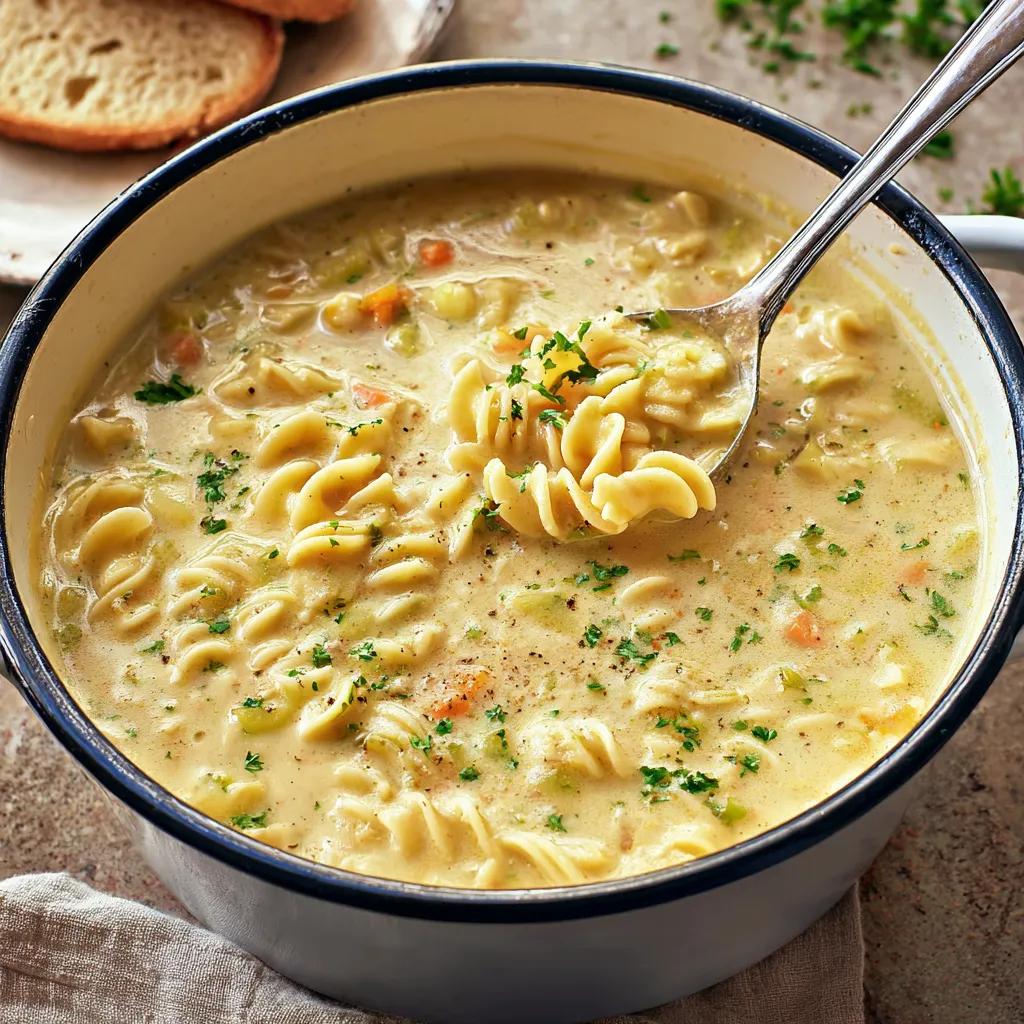 CREAMY PASTA SOUP QUICK EASY
