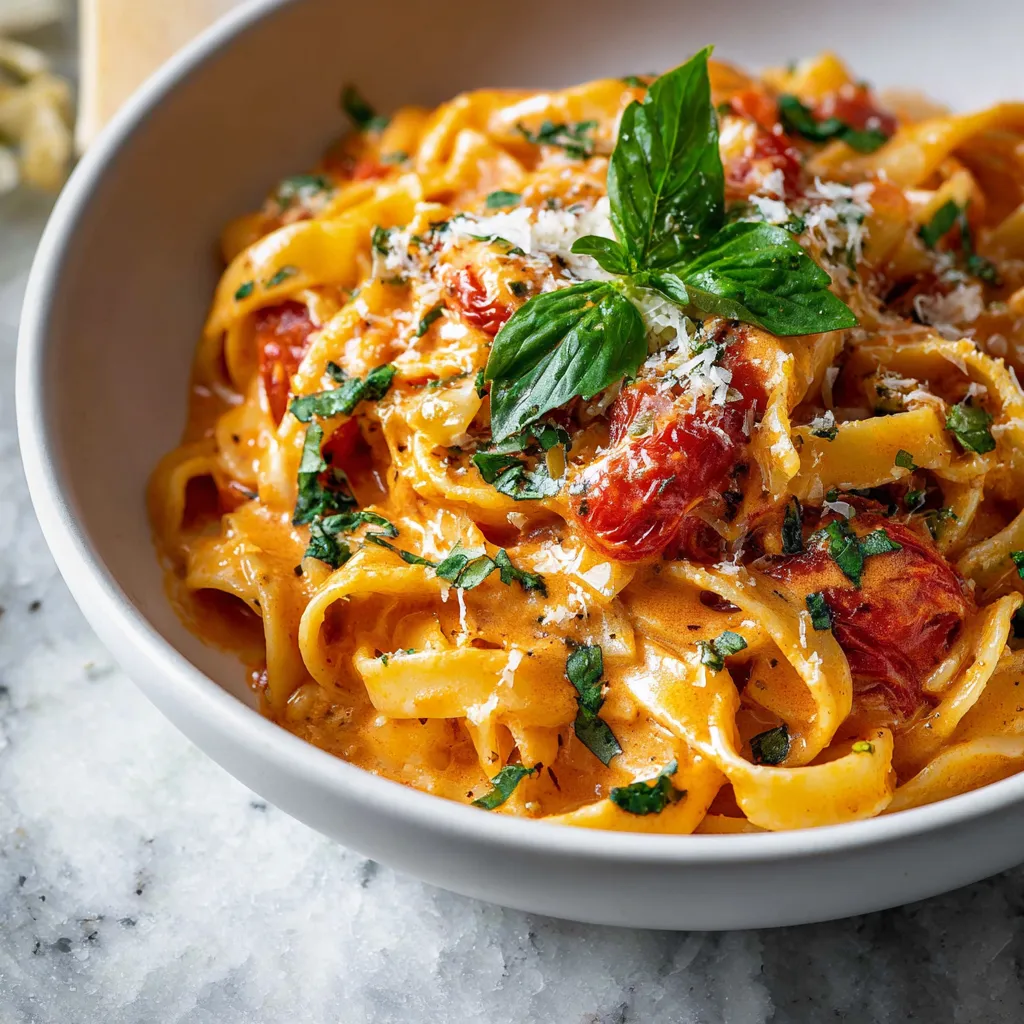CREAMY TOMATO PASTA EASY