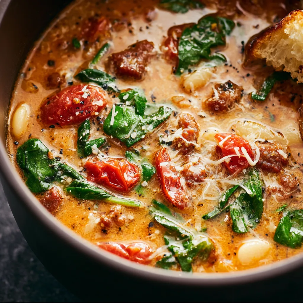 CREAMY TUSCAN SOUP EASY