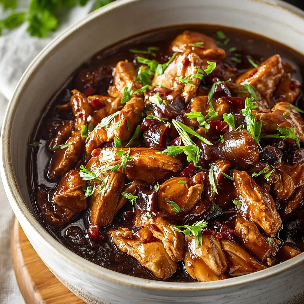 CROCK POT BOURBON CHICKEN EASY