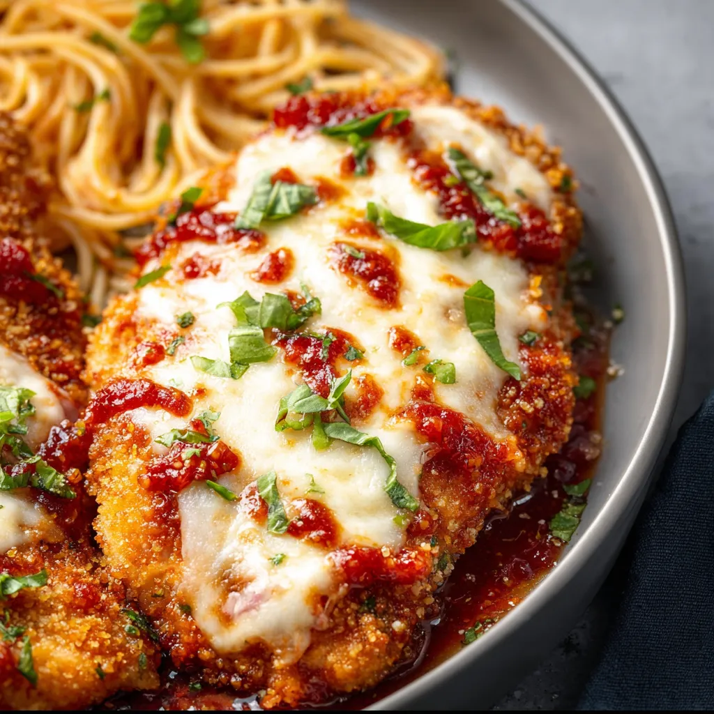 EASY BAKED CHICKEN PARMESAN