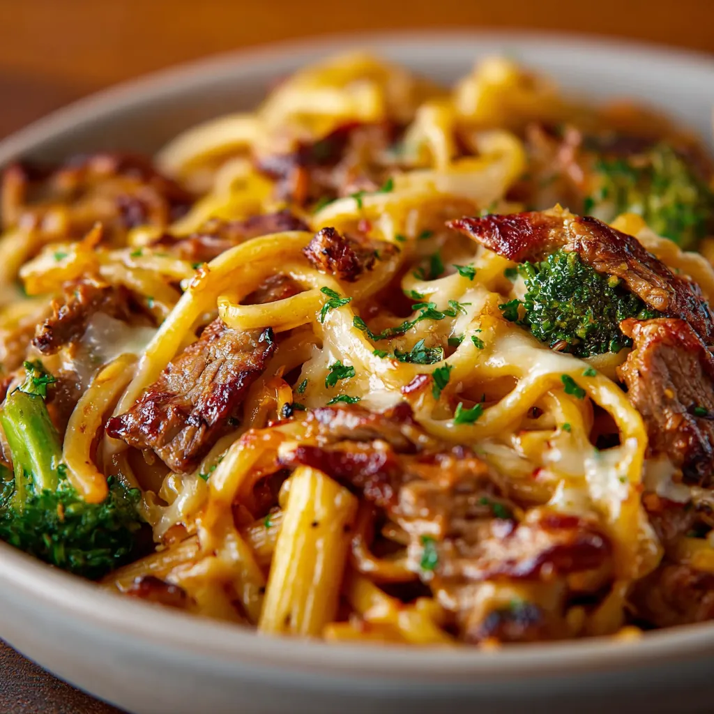 EASY BEEF AND BROCCOLI LO MEIN