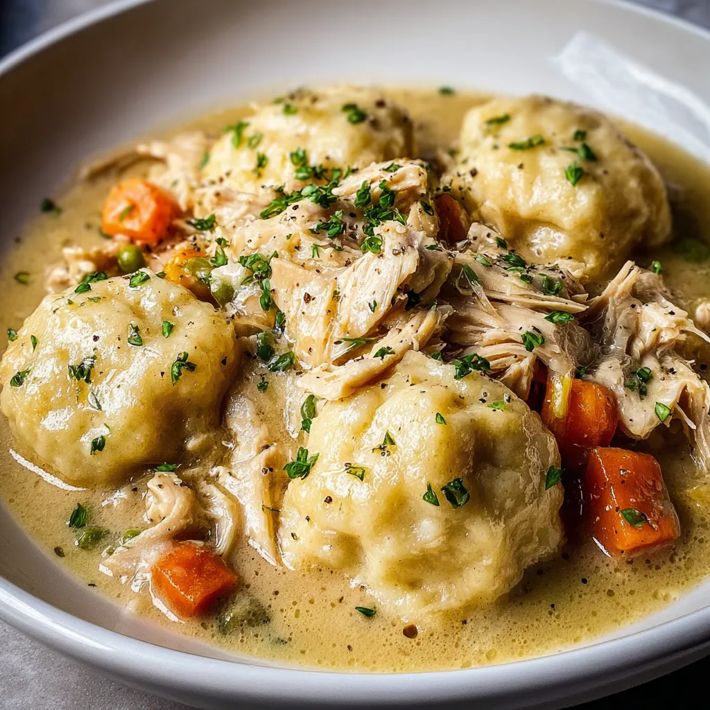 EASY CHICKEN AND DUMPLINGS
