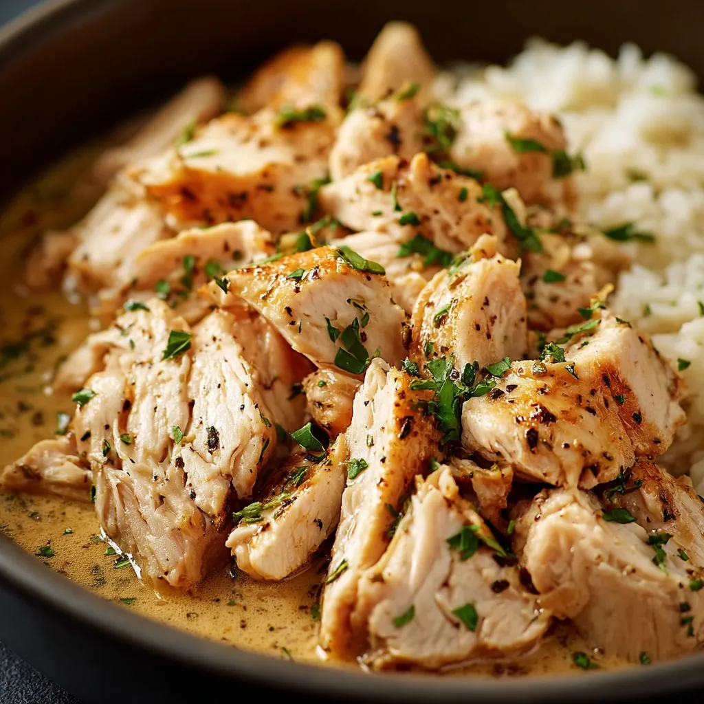 Creamy Ranch Chicken is a delicious and easy weeknight meal shown in this featured image.