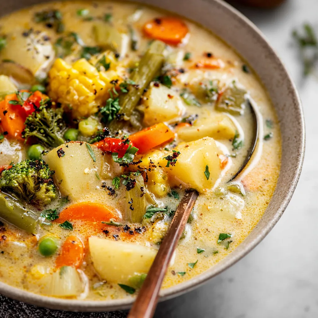 EASY CREAMY VEGETABLE SOUP