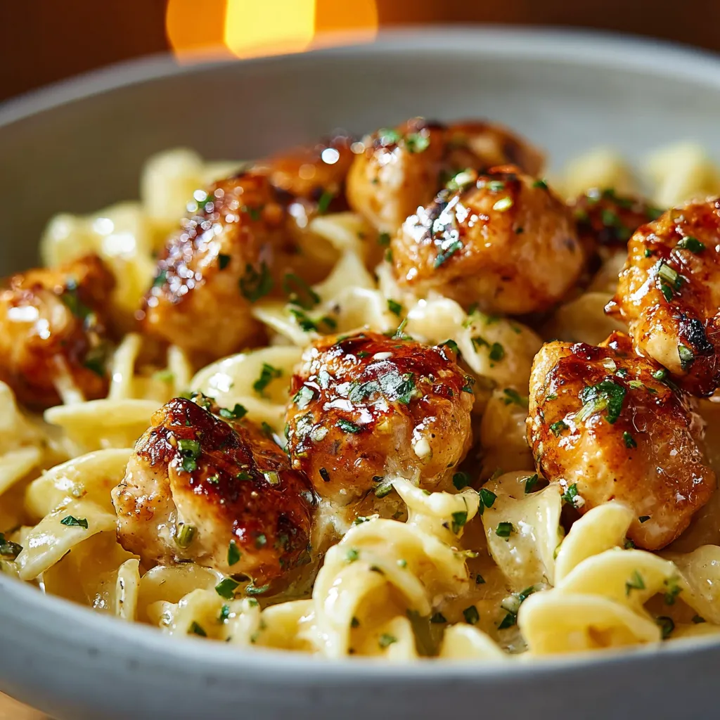 EASY GARLIC BUTTER CHICKEN BITES