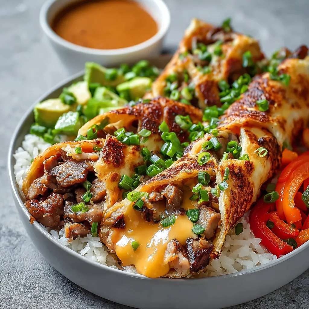 Alt text for featured image about Philly Cheesesteak Rolls