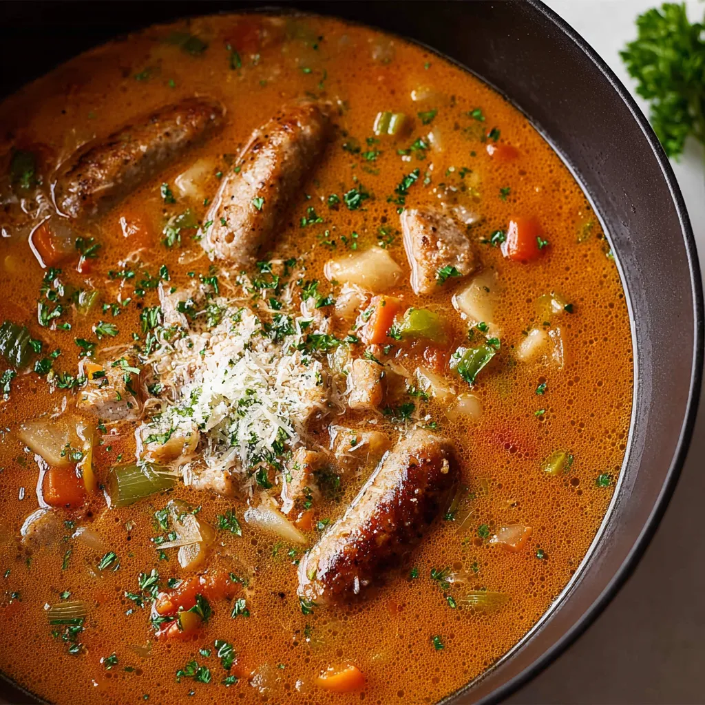 EASY SAUSAGE SOUP RECIPE