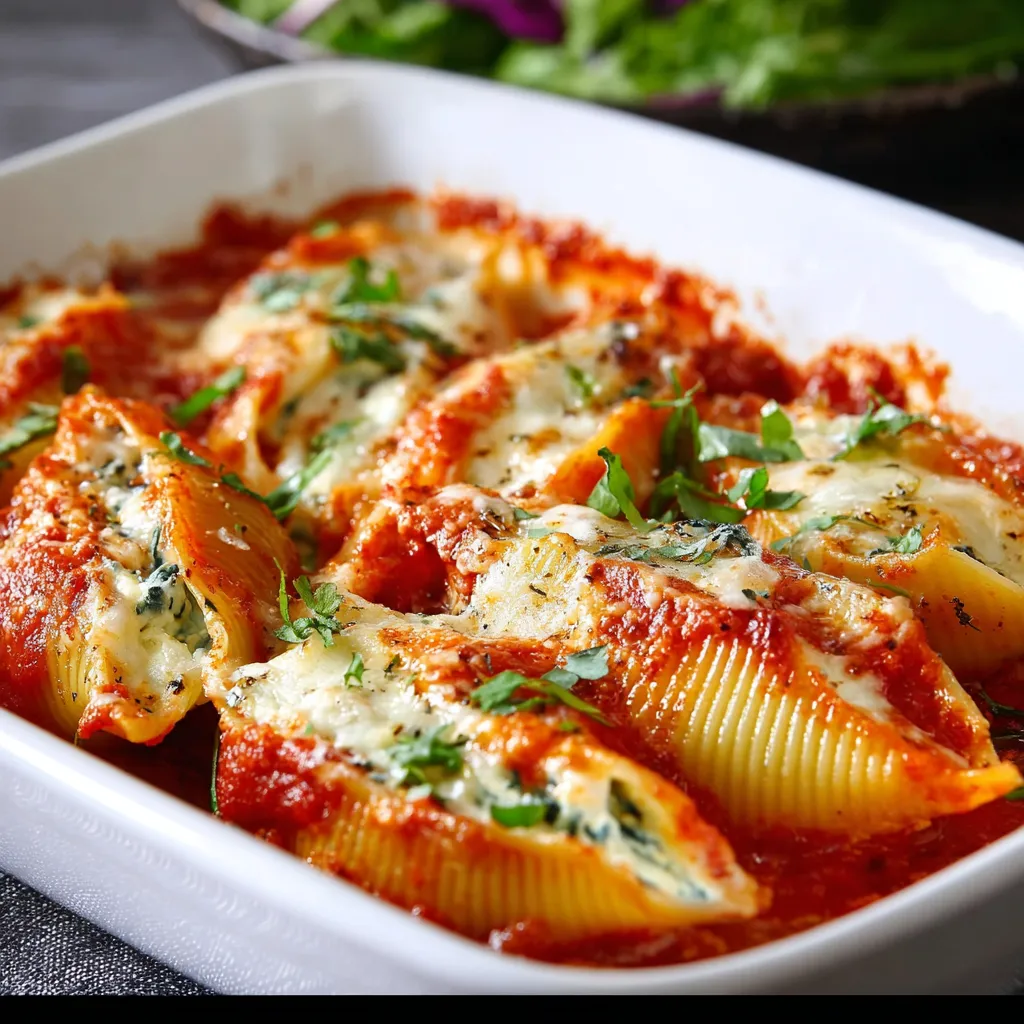 EASY STUFFED SHELLS RECIPE