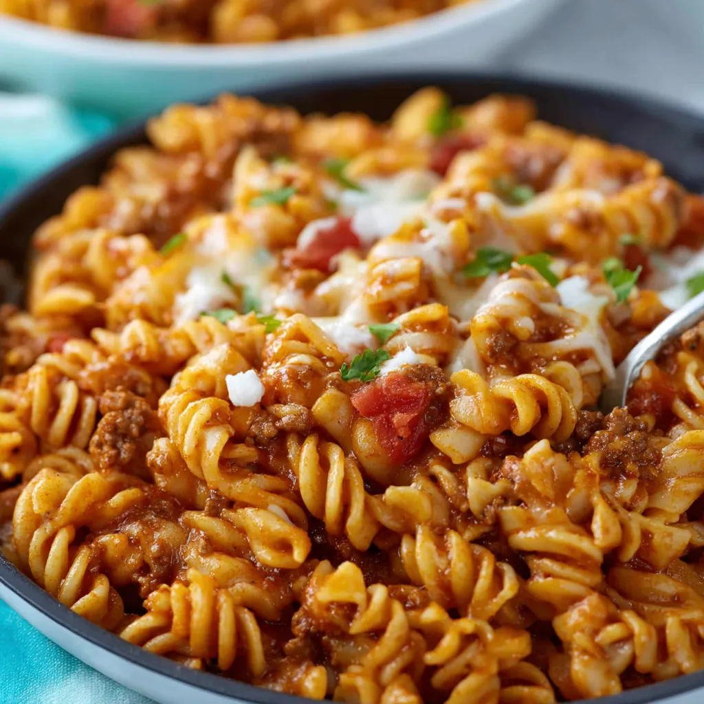 Alt text for featured image about Taco Pasta