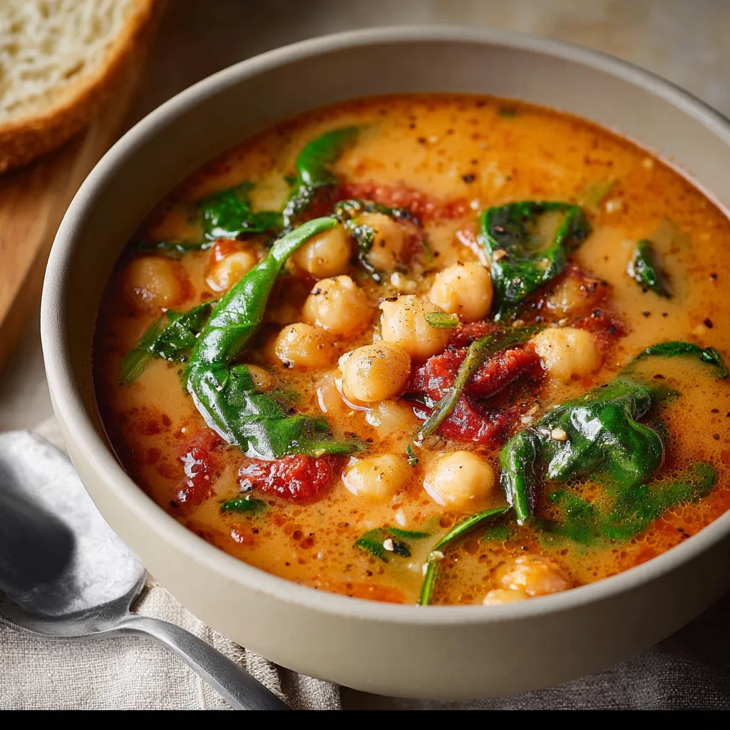 EASY TUSCAN CHICKPEA SOUP