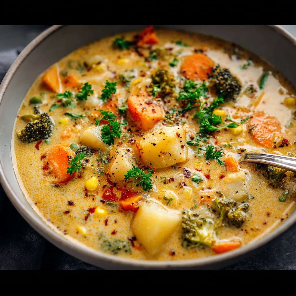 EASY VEGETABLE SOUP RECIPE