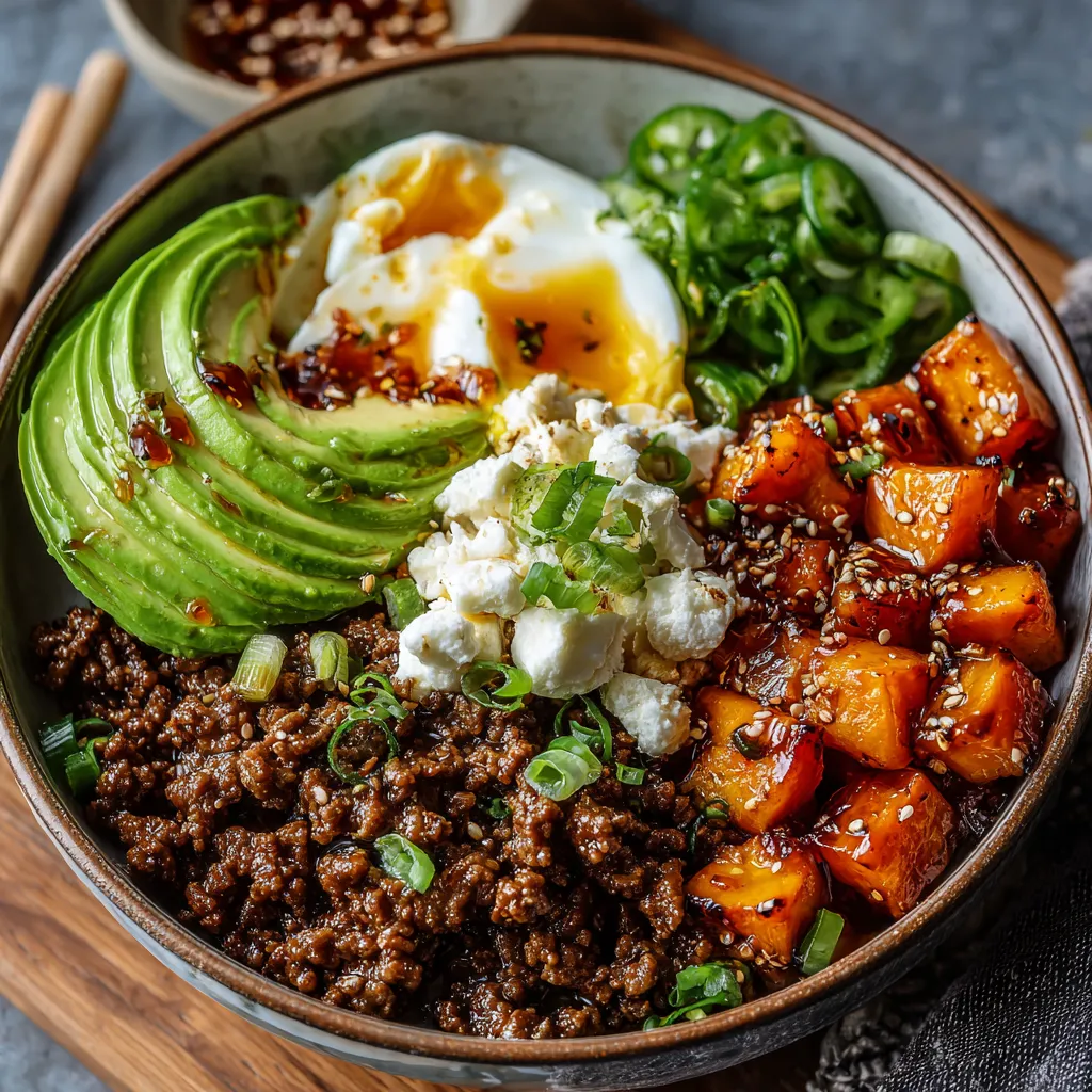 GROUND BEEF HOT HONEY BOWL ULTIMATE