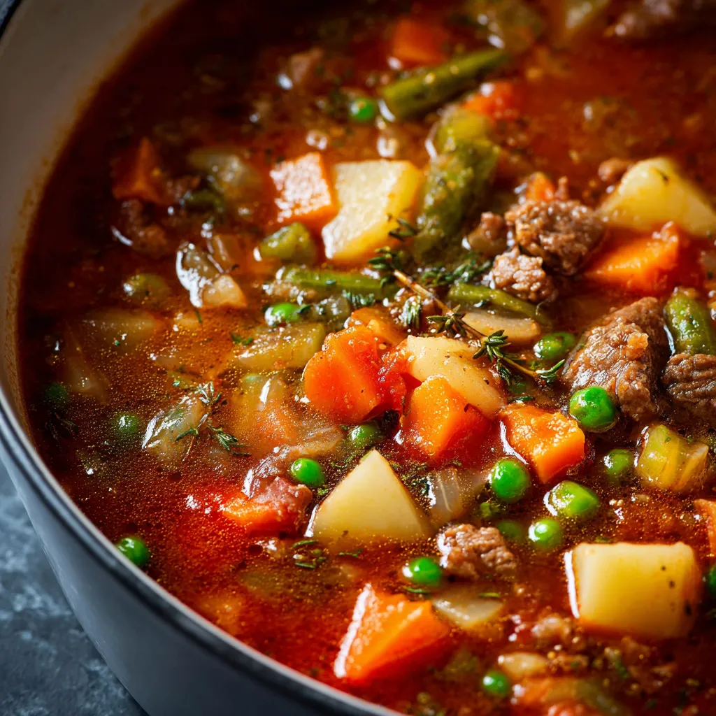 A steaming bowl of creamy Loaded Baked Potato Soup, topped with crispy bacon, shredded cheddar cheese, and fresh chives.