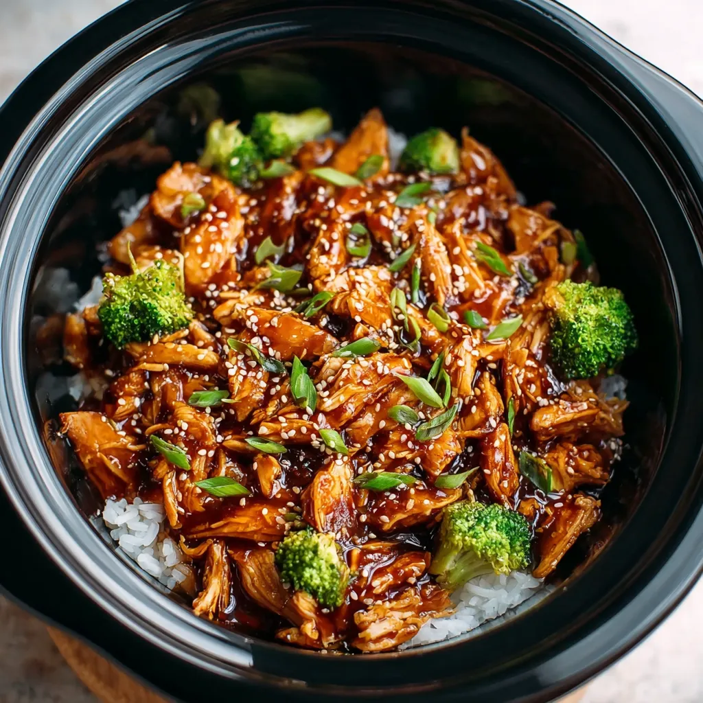 Crockpot Teriyaki Chicken - A delicious slow-cooked chicken dish in a savory teriyaki sauce.