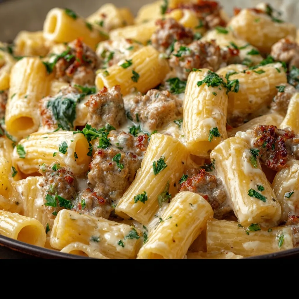 Alt text for second content image about Italian Sausage Rigatoni