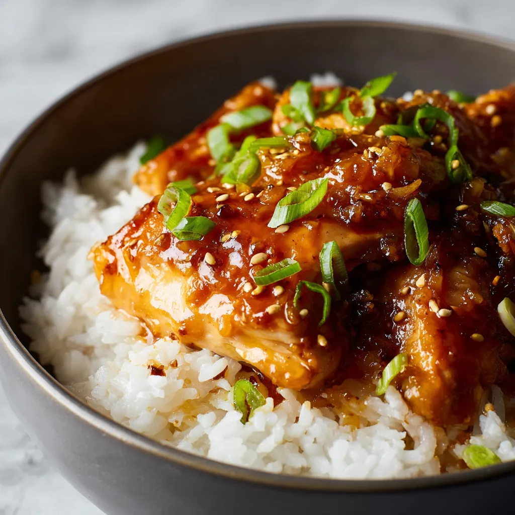 Alt text for second content image about Slow Cooker Honey Garlic Chicken