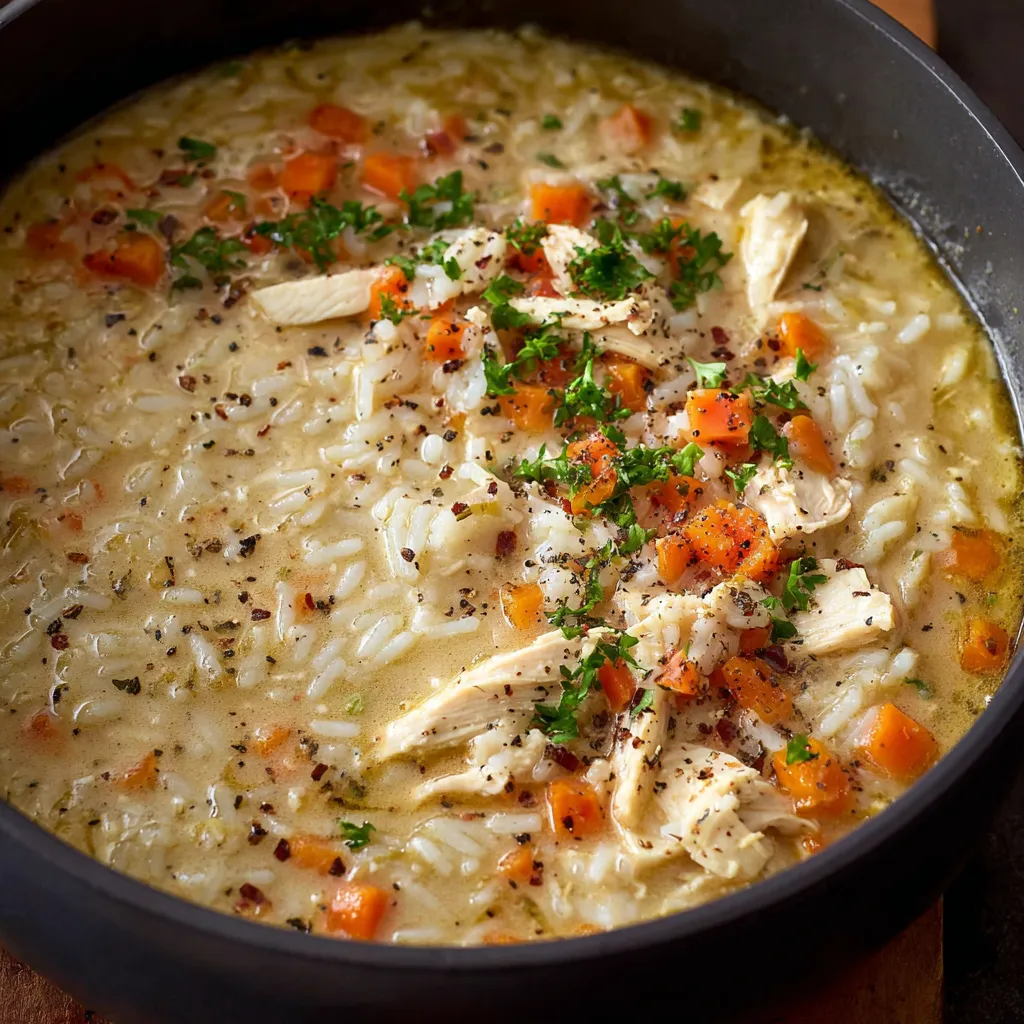 A delectable bowl of Hearty Lasagna Soup, featuring layers of pasta, ground beef, and a rich tomato-based broth.
