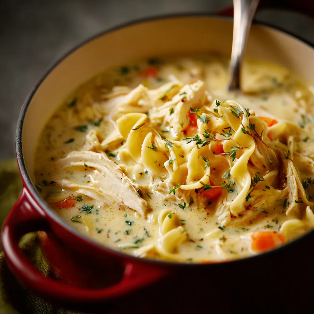 Steaming bowl of homemade Potsticker Soup with dumplings, vegetables, and aromatic broth.