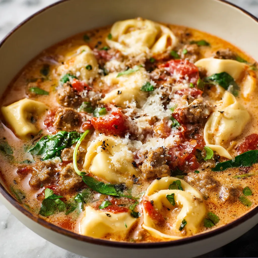 A delicious bowl of Zuppa Toscana Soup, a creamy and flavorful Italian-inspired dish featuring sausage, potatoes, and kale.