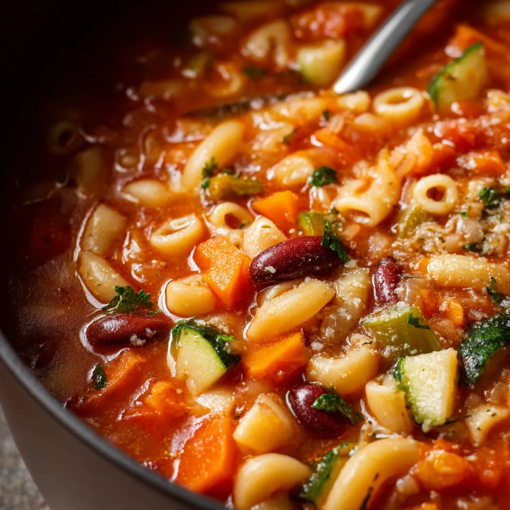 A delicious bowl of Sicilian Chicken Soup, featuring tender chicken, vegetables, and aromatic herbs.