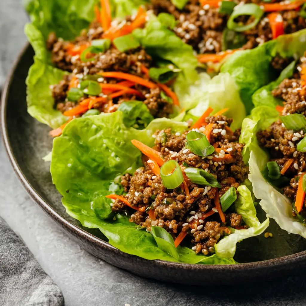 BEST ASIAN-STYLE BEEF LETTUCE WRAPS