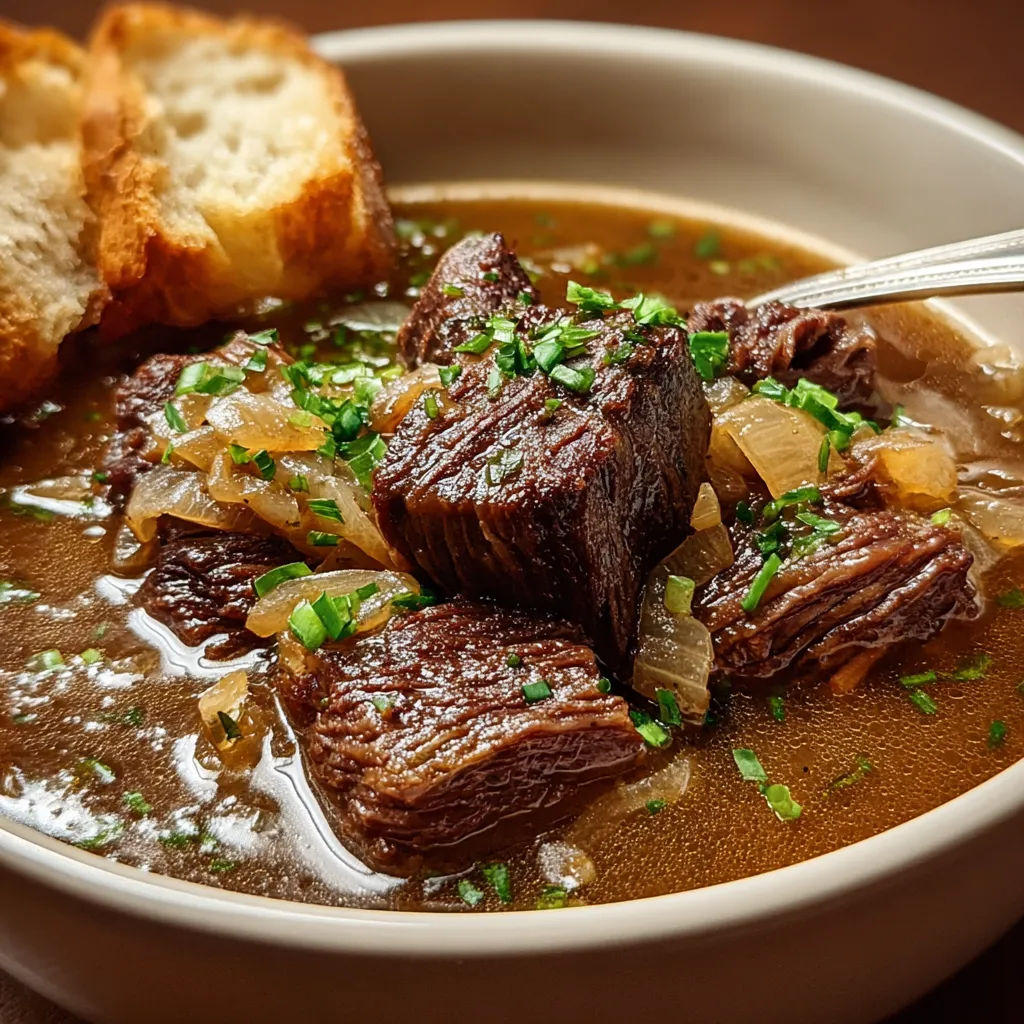 BEST FRENCH ONION BEEF SHORT RIB SOUP