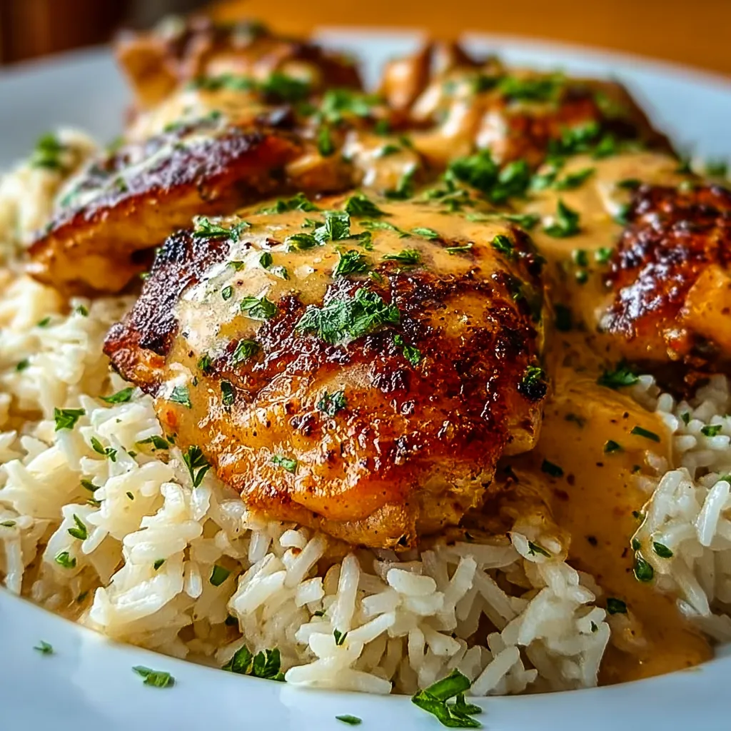 BEST SMOTHERED CHICKEN AND RICE