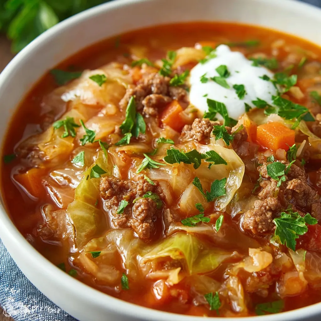 CREAMY CHEESY POTATO KIELBASA SOUP HEAVEN