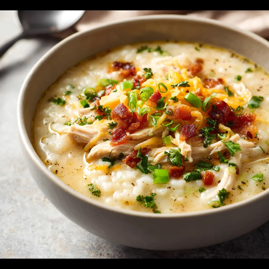 CREAMY CRACK CHICKEN & RICE SOUP ULTIMATE