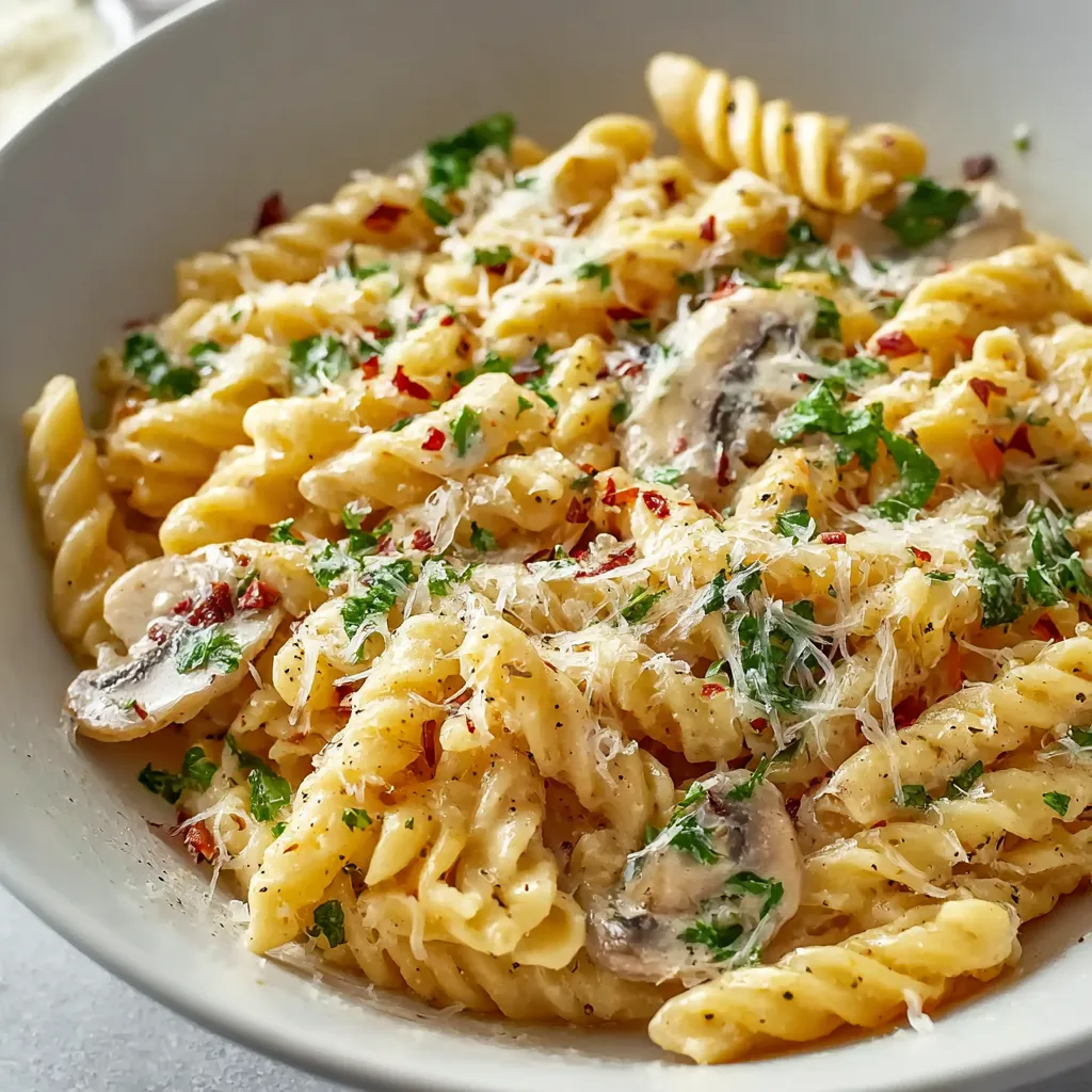 CREAMY GARLIC PASTA EASY