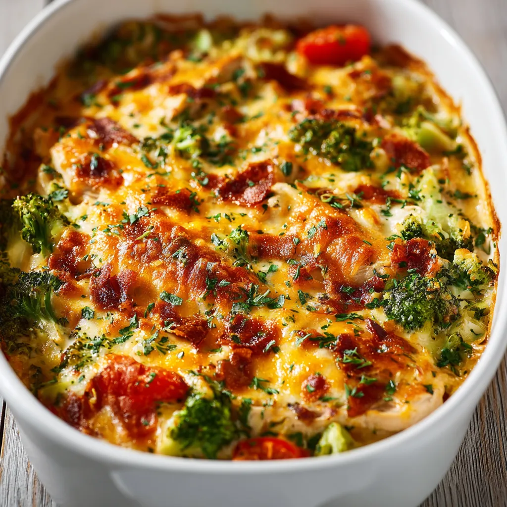 CREAMY LOW CARB CHICKEN CASSEROLE ULTIMATE