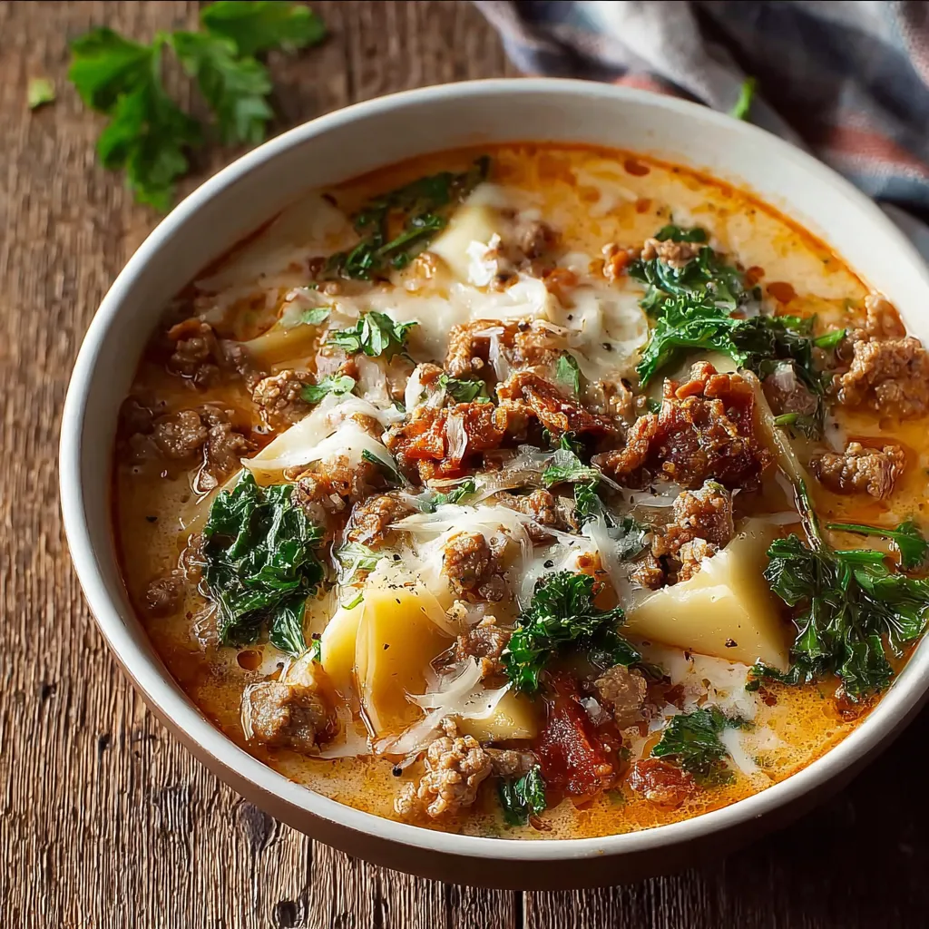 CREAMY ZUPPA TOSCANA SOUP HEAVENLY FLAVOR