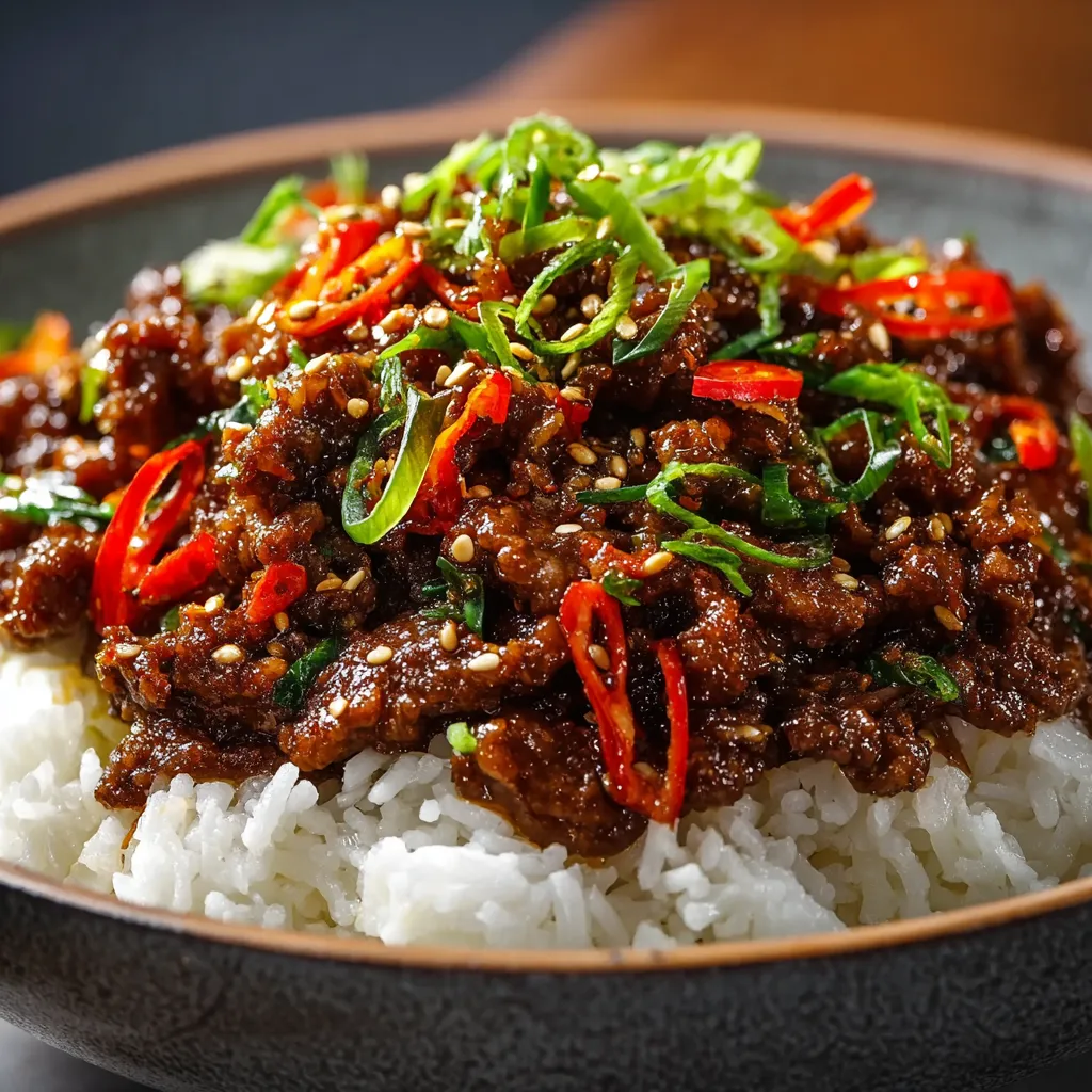 CRISPY CHILLI BEEF RICE ULTIMATE