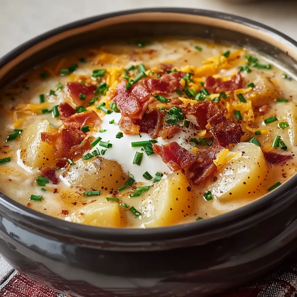 CROCK POT CRACK POTATO SOUP ULTIMATE