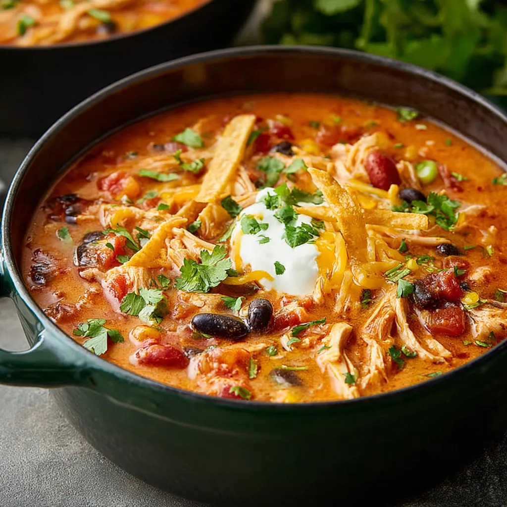 EASY CHICKEN ENCHILADA SOUP
